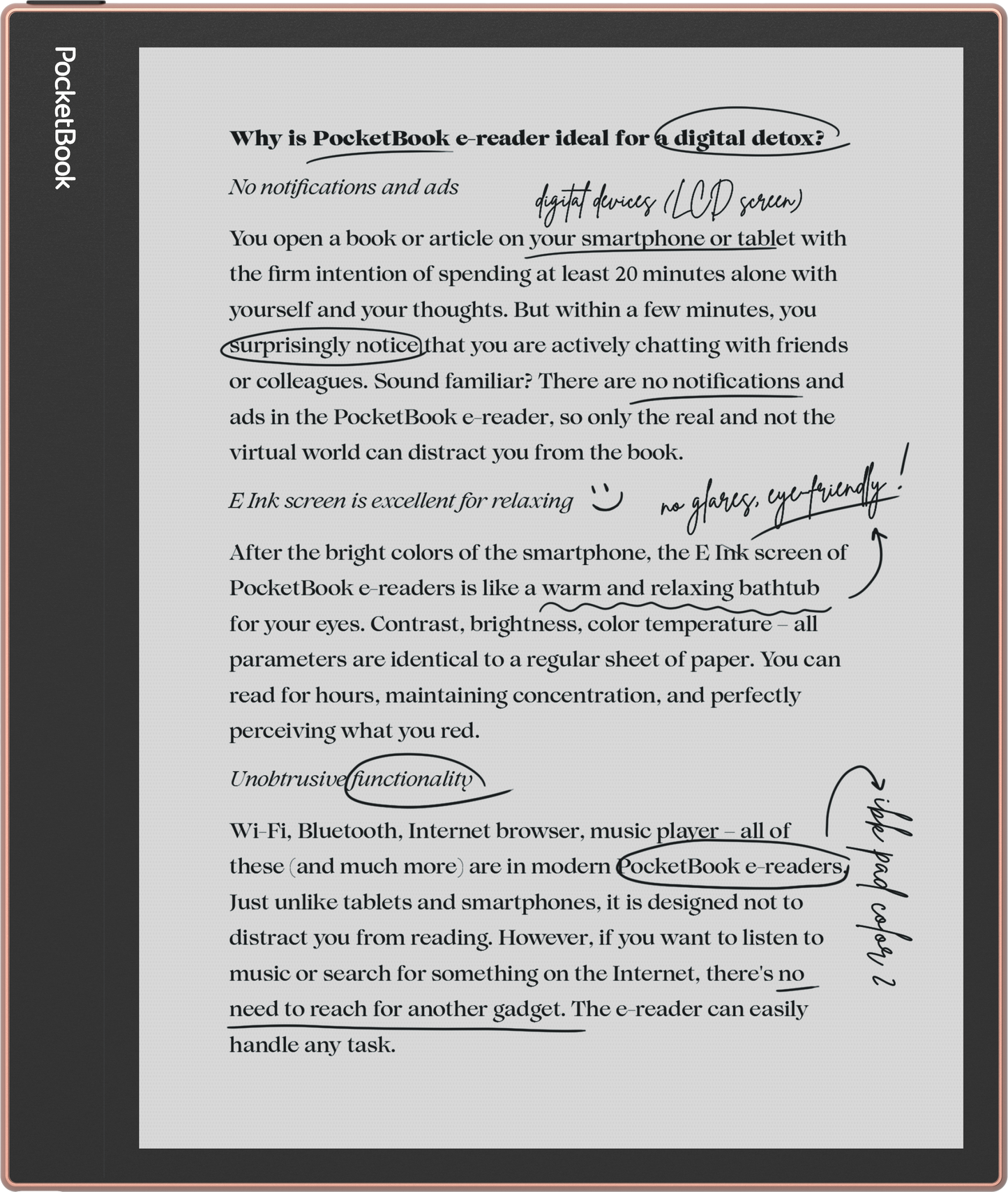 Pocketbook Eo - 10.3 notebook with Google Play