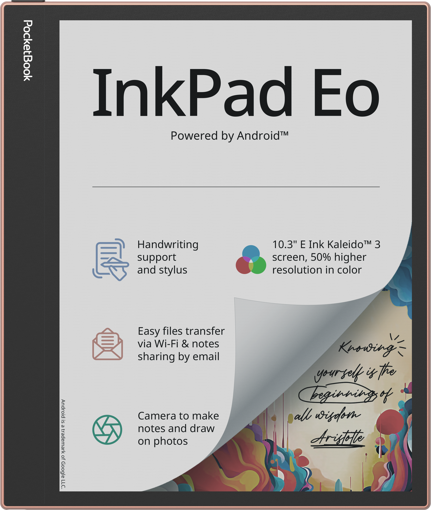 Pocketbook Eo - 10.3 notebook with Google Play