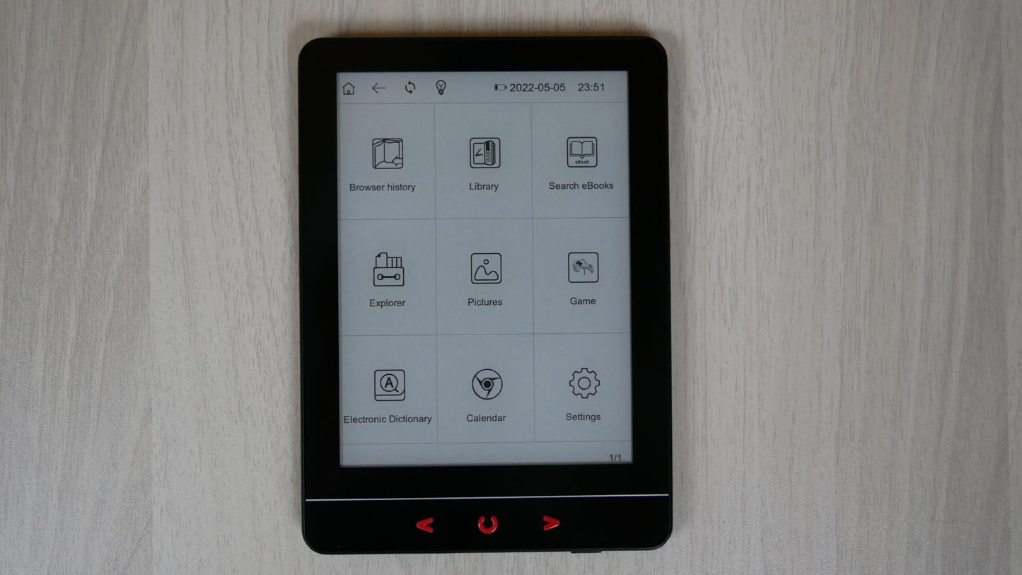 Y-Ben P6OG-O E-Reader 2023 Edition
